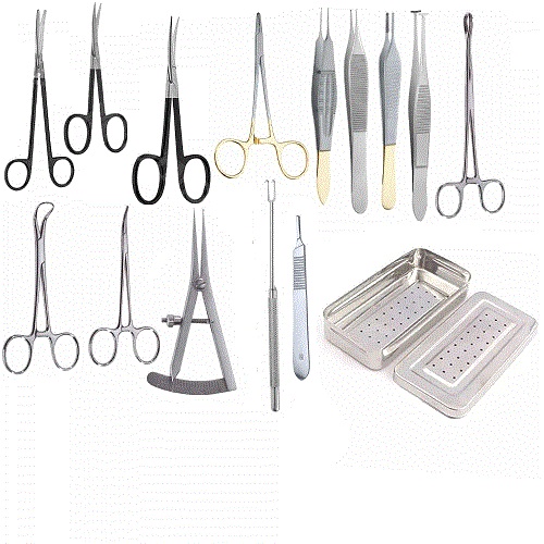 Blepharoplasty Instrument Set  Large